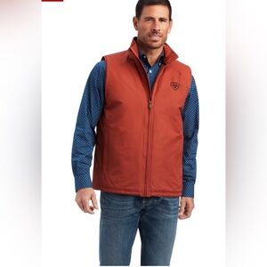 NWT mens ARIAT vest with conceal carry  pocket SIZE XL